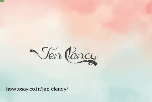 Jen Clancy