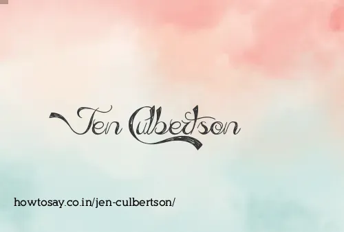 Jen Culbertson