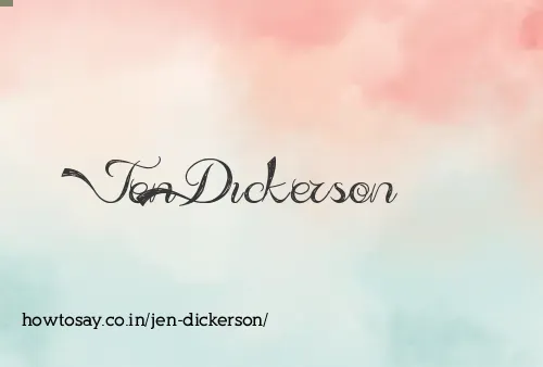 Jen Dickerson
