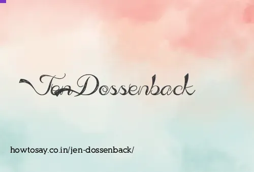 Jen Dossenback
