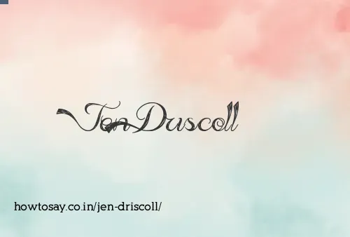 Jen Driscoll