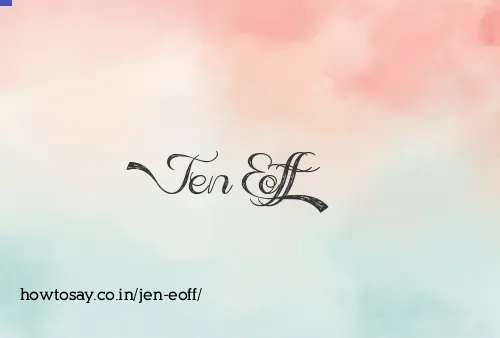 Jen Eoff