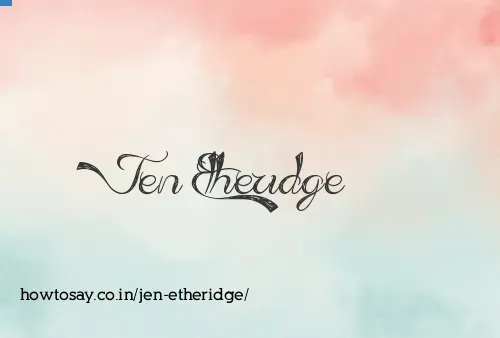 Jen Etheridge
