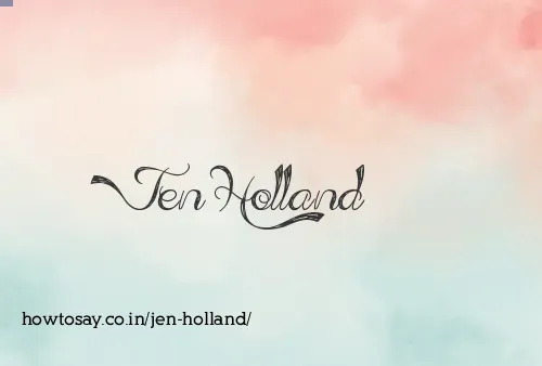 Jen Holland