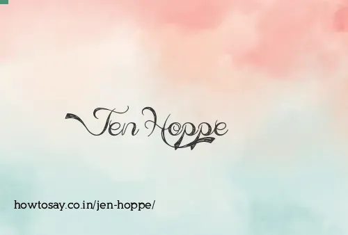 Jen Hoppe