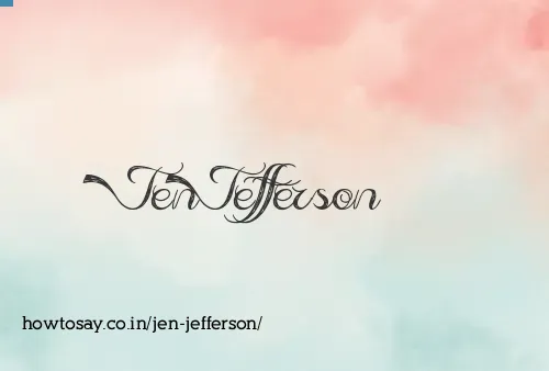 Jen Jefferson