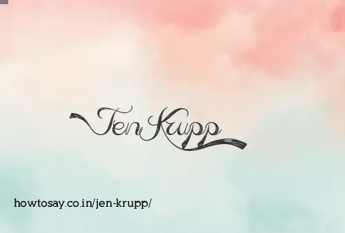 Jen Krupp