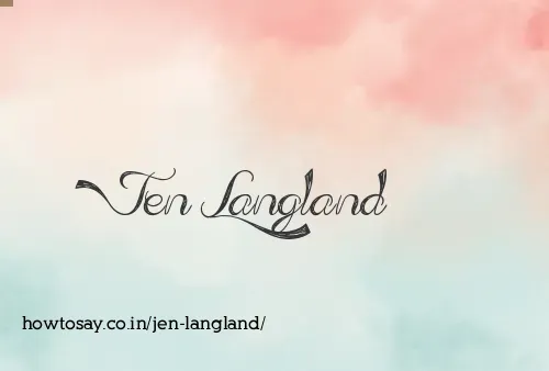 Jen Langland