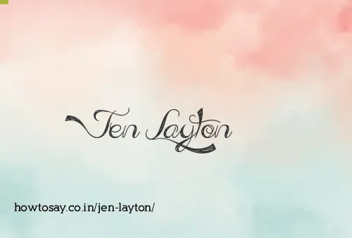 Jen Layton