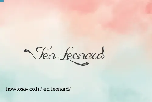 Jen Leonard