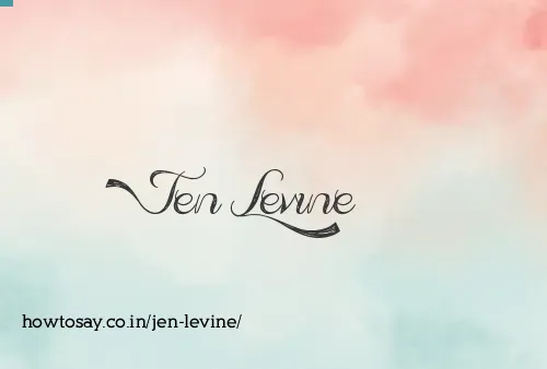 Jen Levine