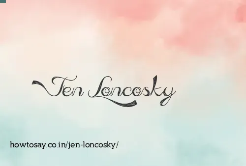 Jen Loncosky