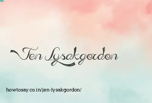 Jen Lysakgordon
