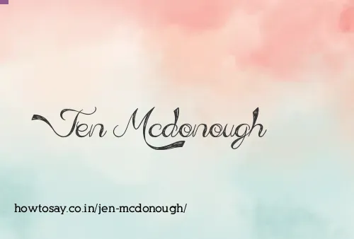 Jen Mcdonough