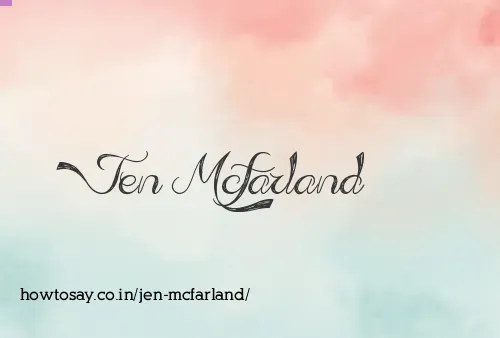 Jen Mcfarland
