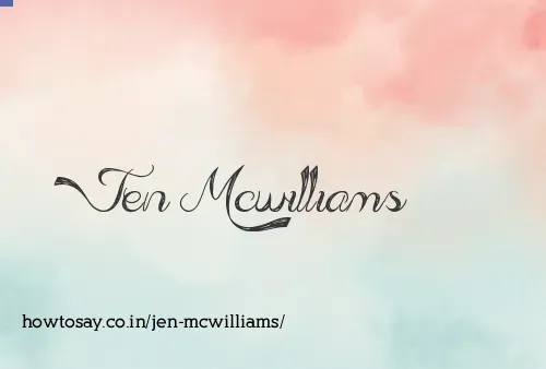 Jen Mcwilliams