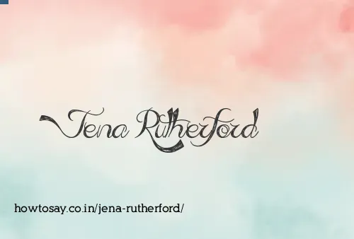 Jena Rutherford