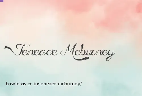 Jeneace Mcburney