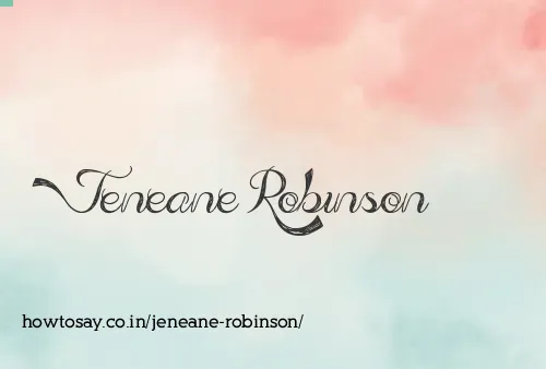 Jeneane Robinson