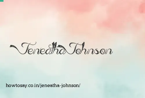 Jeneatha Johnson