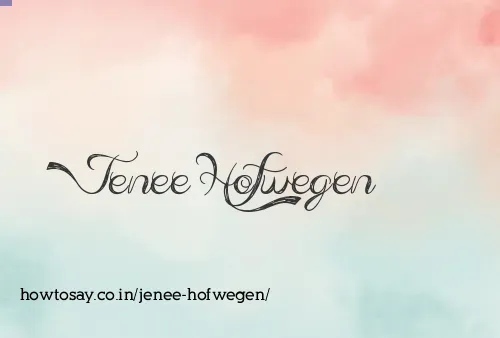 Jenee Hofwegen