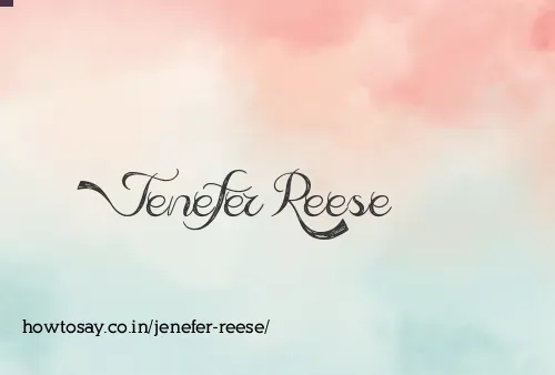 Jenefer Reese