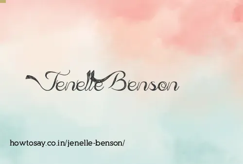 Jenelle Benson