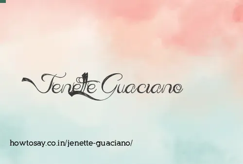 Jenette Guaciano