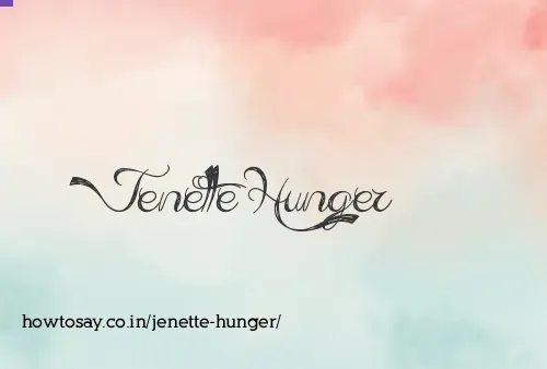 Jenette Hunger