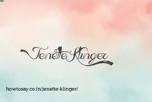 Jenette Klinger