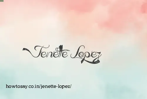 Jenette Lopez
