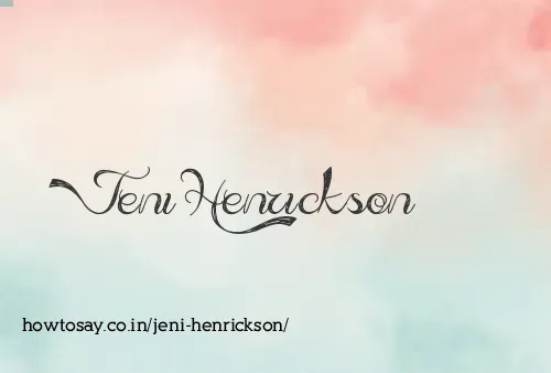 Jeni Henrickson