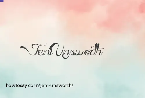 Jeni Unsworth