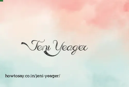 Jeni Yeager