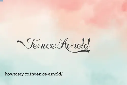 Jenice Arnold