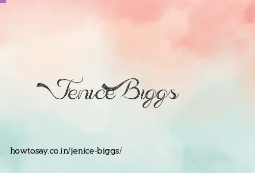 Jenice Biggs