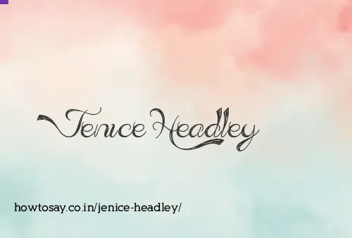 Jenice Headley