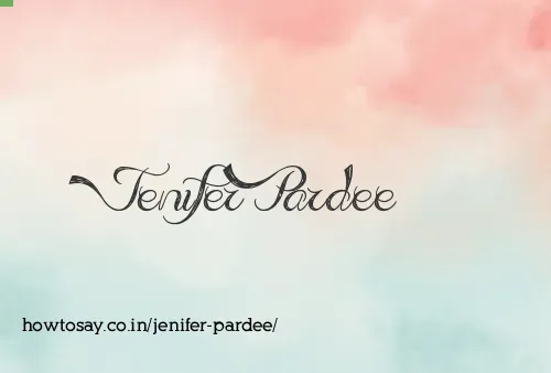 Jenifer Pardee