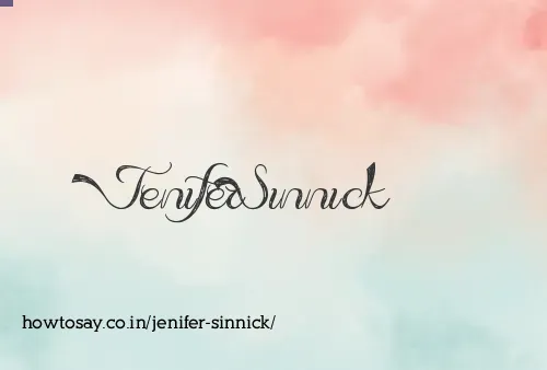 Jenifer Sinnick