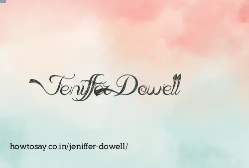 Jeniffer Dowell