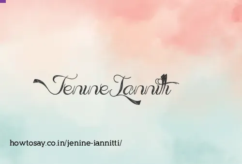 Jenine Iannitti