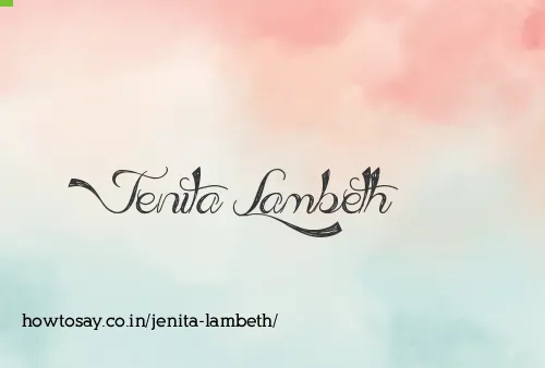 Jenita Lambeth