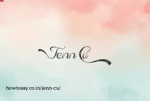 Jenn Cu