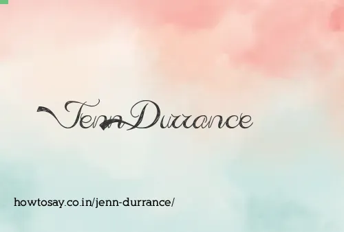 Jenn Durrance