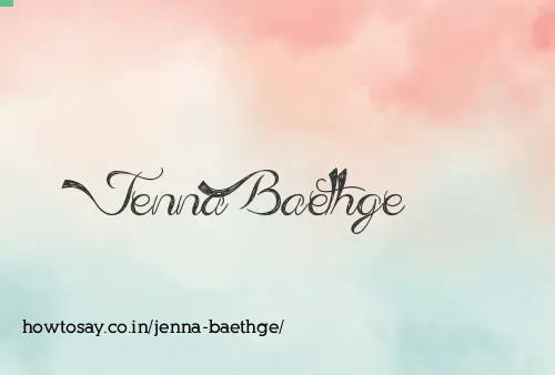 Jenna Baethge