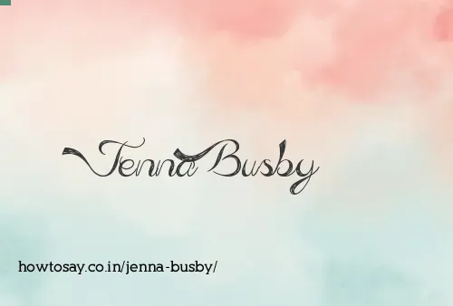 Jenna Busby