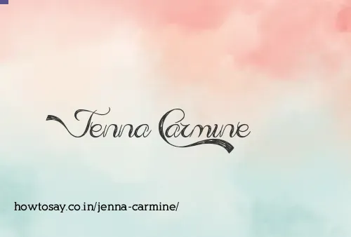 Jenna Carmine