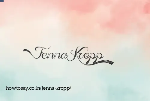 Jenna Kropp
