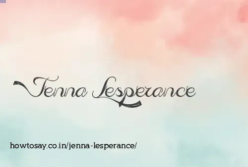 Jenna Lesperance
