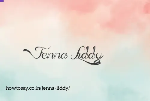 Jenna Liddy